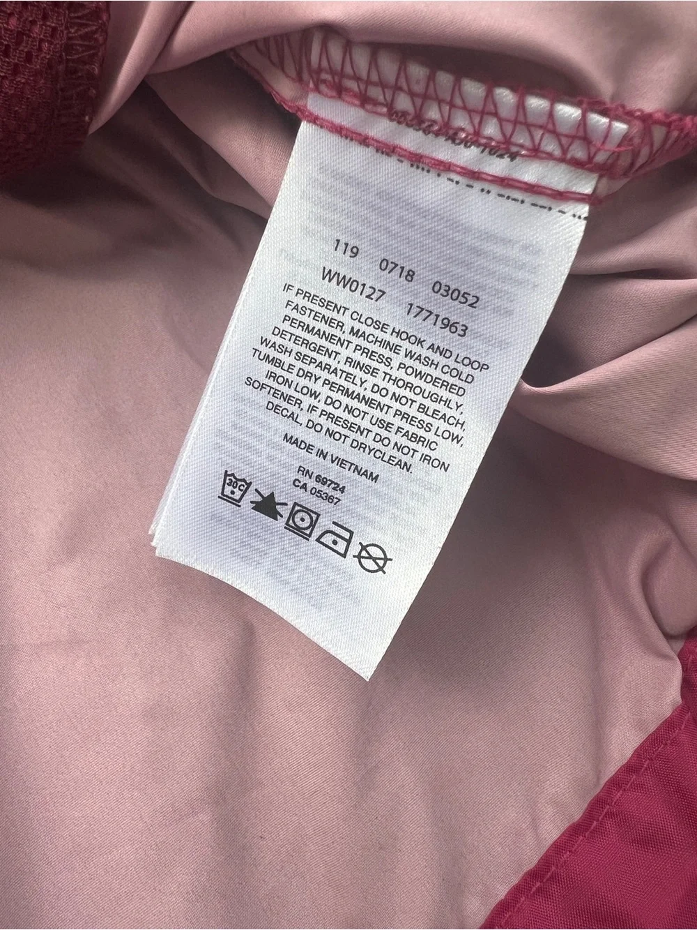Columbia Switchback Women’s 2X Pink Hooded Lightweight Full Zip Windbreaker